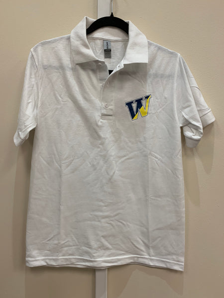 PO - Polo Shirt - White"W"