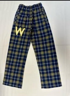 PA - Flannel Pants - Plaid with Pockets "W" - Adult